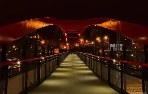 Footbridge over Karlovy Vary Train Station
